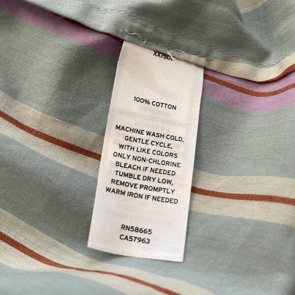 New ~ OPEN EDIT ~ Nordstrom 100% Cotton Poplin Top Small ~ - Picture 6 of 7